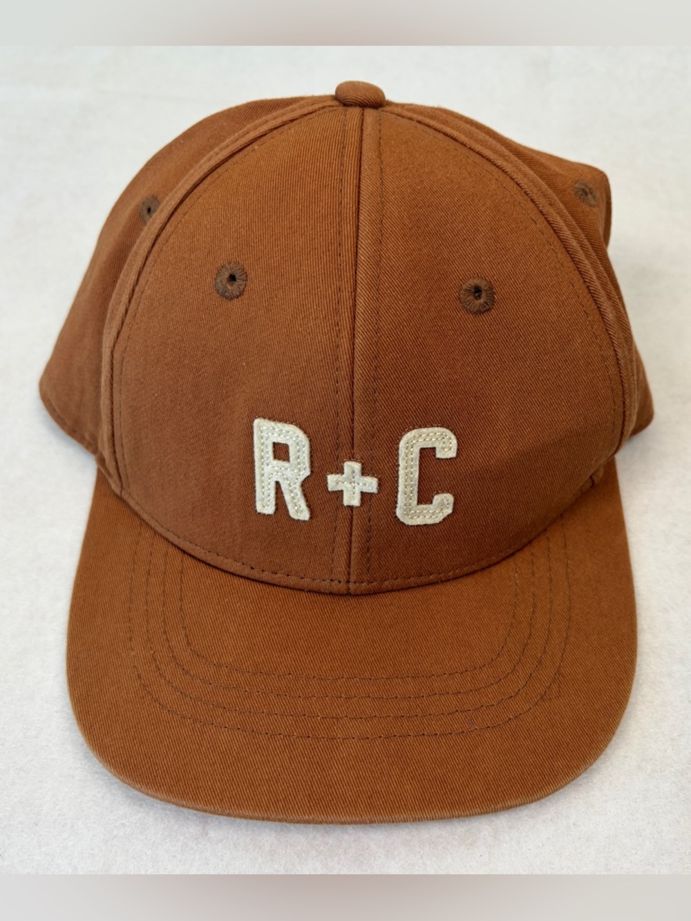 Rylee + Cru 2-6Y Toddler Tan Brown Camel Colored Baseball Hat w/ Logo Letters
